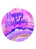 Standard Birthday Watercolor Marble S40