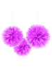 Ukras 40cm FLUFFY BRIGHT PINK 3 kom