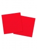 Ubrusi NAPKINS RED 33X33cm 20 kom