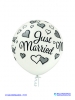 Balon latex B250 Just Married 1 kom