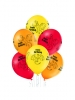 Balon latex D11 Birthday Dragon 6 kom