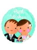 17C Best Wishes Wedding Couple S40